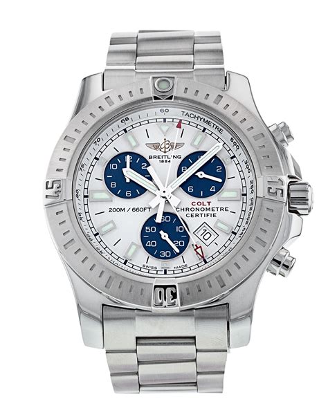 breitling colt watchfinder|pre owned breitling colt.